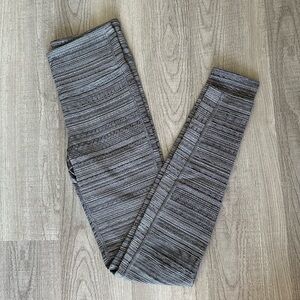 Athleta High Waisted Leggings (grey/black/white)